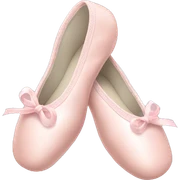 Pale pink ballet shoes sticker