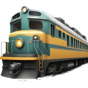 old train sticker