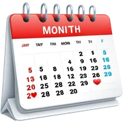 Calendar  sticker
