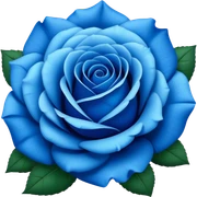 blue roses sticker