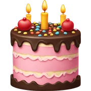 birthday cake  sticker