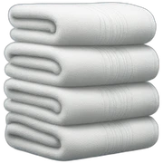 stack of towels sticker