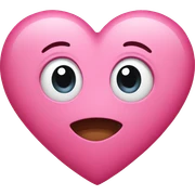 A pink heart  sticker