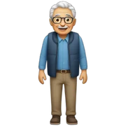 abuelo con abuela sticker