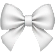 white bow sticker