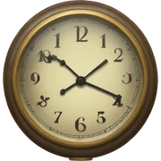 vintage clock sticker