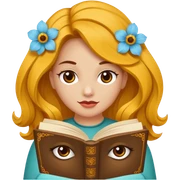 Uma garota dos cabelos escuros e olhos castanhos. Cabelo preso numa piranha de flor e com a farda do farias brito e com lábios carnudos e um livro na mão  sticker