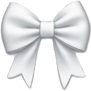 white bow sticker