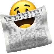 news paper sticker
