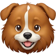 Dog mewing sticker