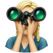 binoculars sticker