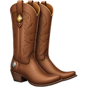 Cowboy boots sticker