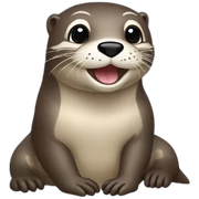 loutre sur loutre sticker