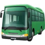 Autobús verde sticker