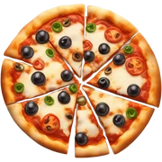 Pizza sticker