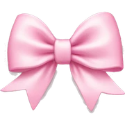 Baby pink bow  sticker