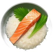 miso-soup-and-grilled-salmon-with-rice sticker