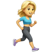 walking workout sticker