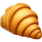 cute croissant  sticker