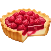 raspberry tart sticker