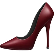 Dark red stiletto  sticker