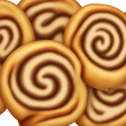 Cinnamon bun sticker