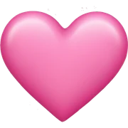 Pink heart sticker