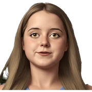 realistic portrait of girl sticker