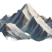 mountains sticker