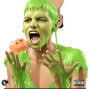 boy with slime surprise sticker