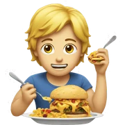 eating sticker