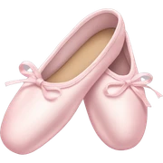 Pale pink ballet shoes sticker