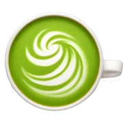 Matcha latte sticker