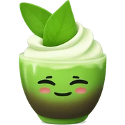 cute matcha sticker