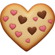 heart cookie sticker