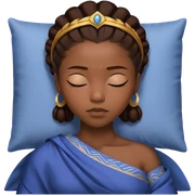 Princess Shuri sleeping  sticker