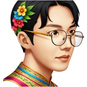 Traditional Dancer sticker
