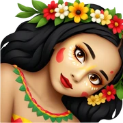Flower-Crowned Dancer sticker