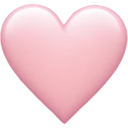 Light pink heart sticker