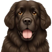 brown newfoundland  sticker