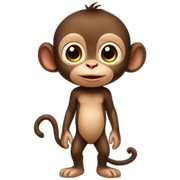 Dakin baby monkey sticker