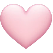 Light pink heart sticker