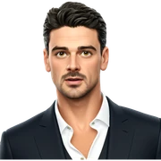 mature male in formal attire sticker