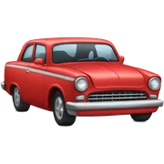 Red car sticker