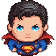 superman face sticker