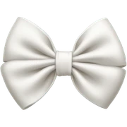 white bow sticker
