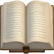 Open Bible with highlighted areas sticker