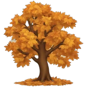 Autumn tree sticker