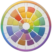 color wheel sticker