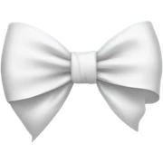 white bow sticker